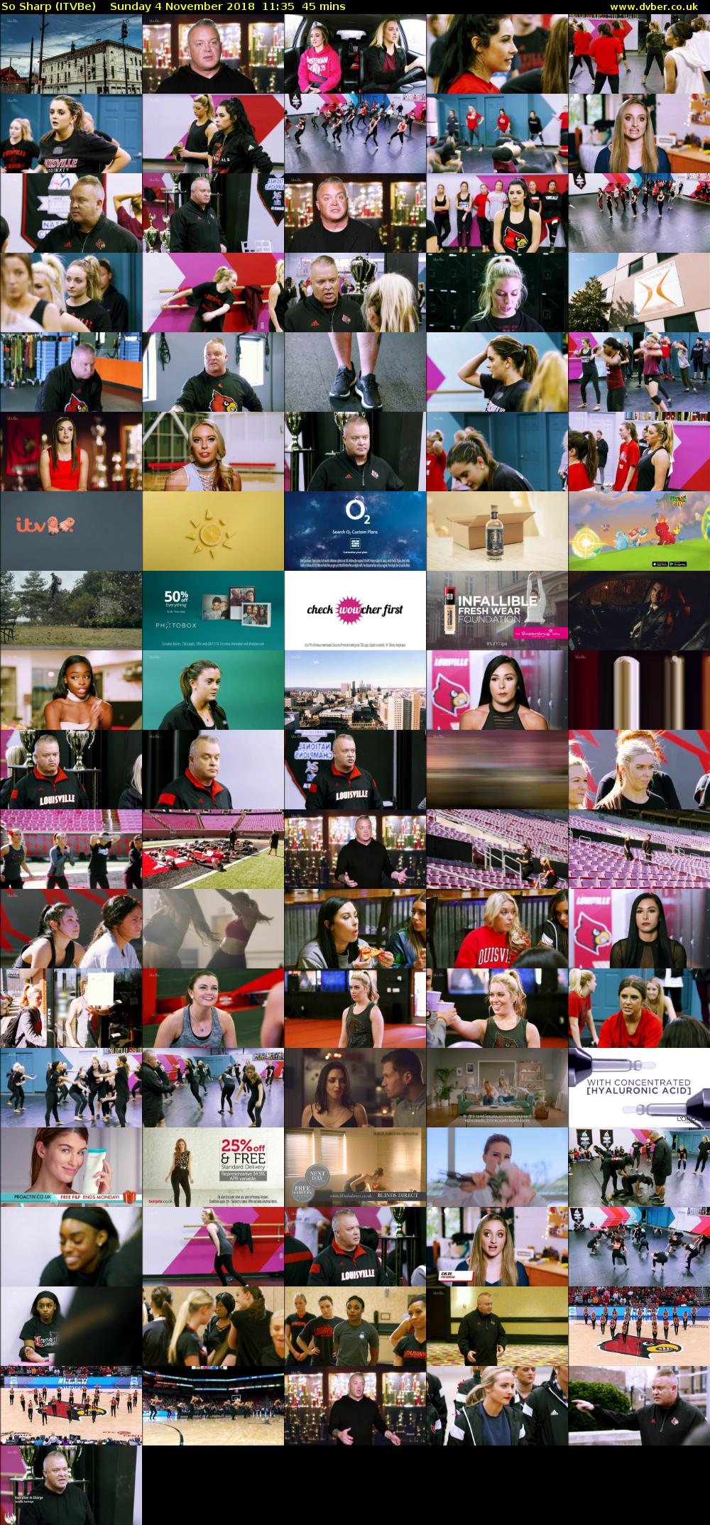 So Sharp (ITVBe) Sunday 4 November 2018 11:35 - 12:20