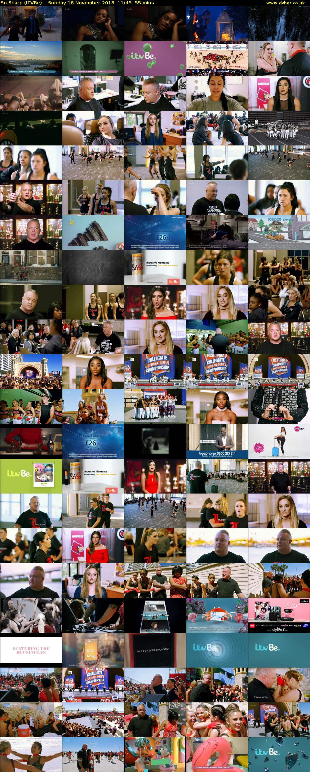 So Sharp (ITVBe) Sunday 18 November 2018 11:45 - 12:40