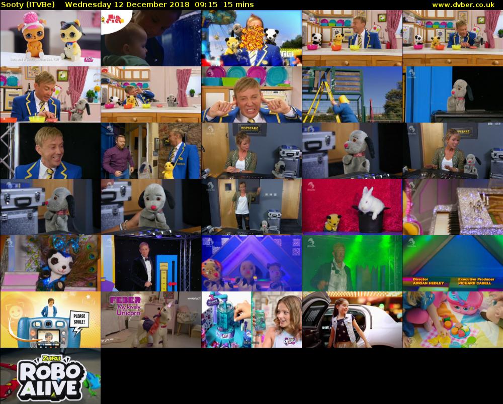 Sooty (ITVBe) Wednesday 12 December 2018 09:15 - 09:30