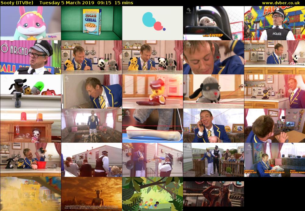 Sooty (ITVBe) Tuesday 5 March 2019 09:15 - 09:30