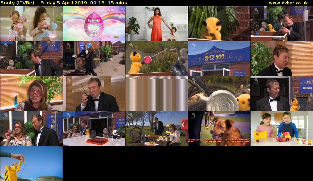 Sooty (ITVBe) Friday 5 April 2019 09:15 - 09:30