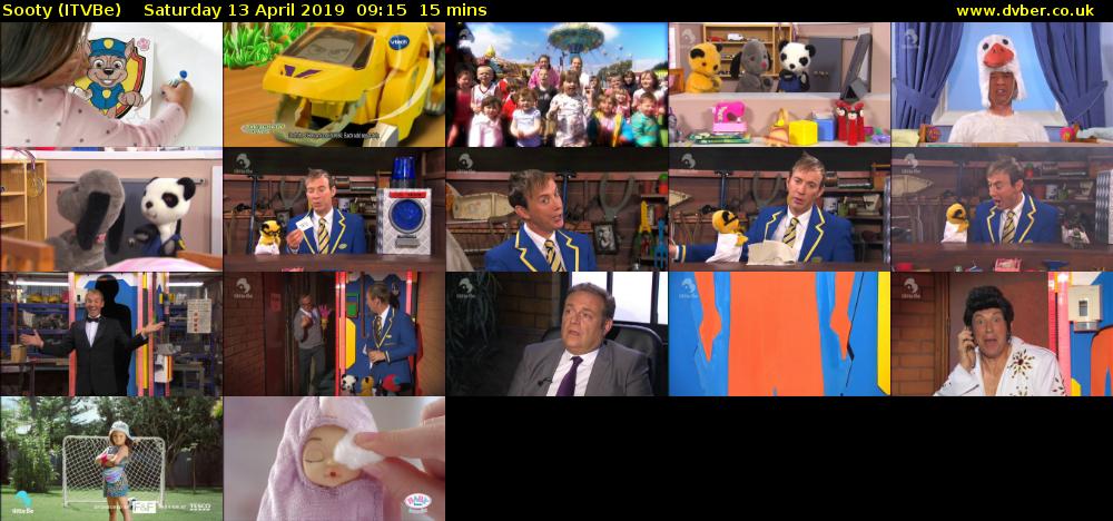Sooty (ITVBe) Saturday 13 April 2019 09:15 - 09:30
