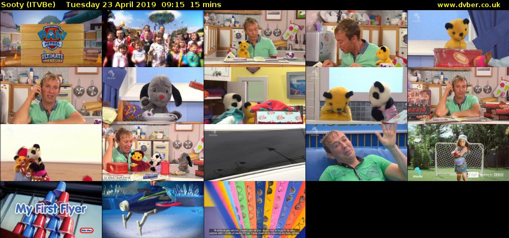 Sooty (ITVBe) Tuesday 23 April 2019 09:15 - 09:30