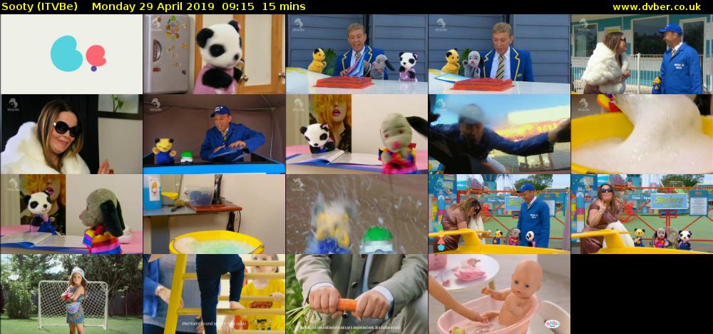 Sooty (ITVBe) Monday 29 April 2019 09:15 - 09:30
