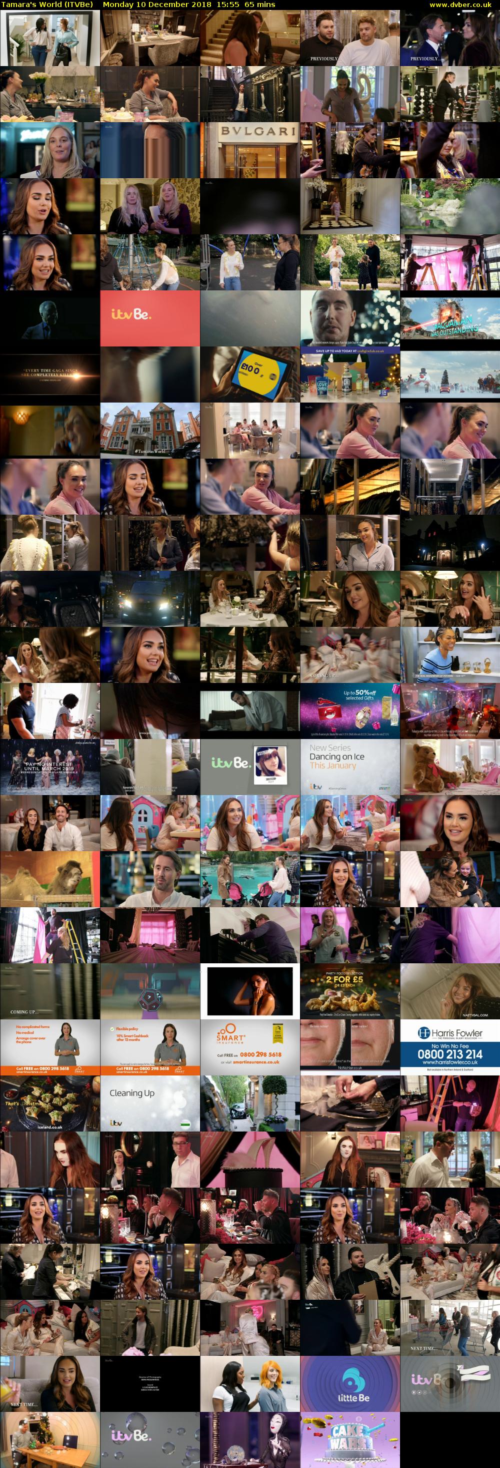 Tamara's World (ITVBe) Monday 10 December 2018 15:55 - 17:00