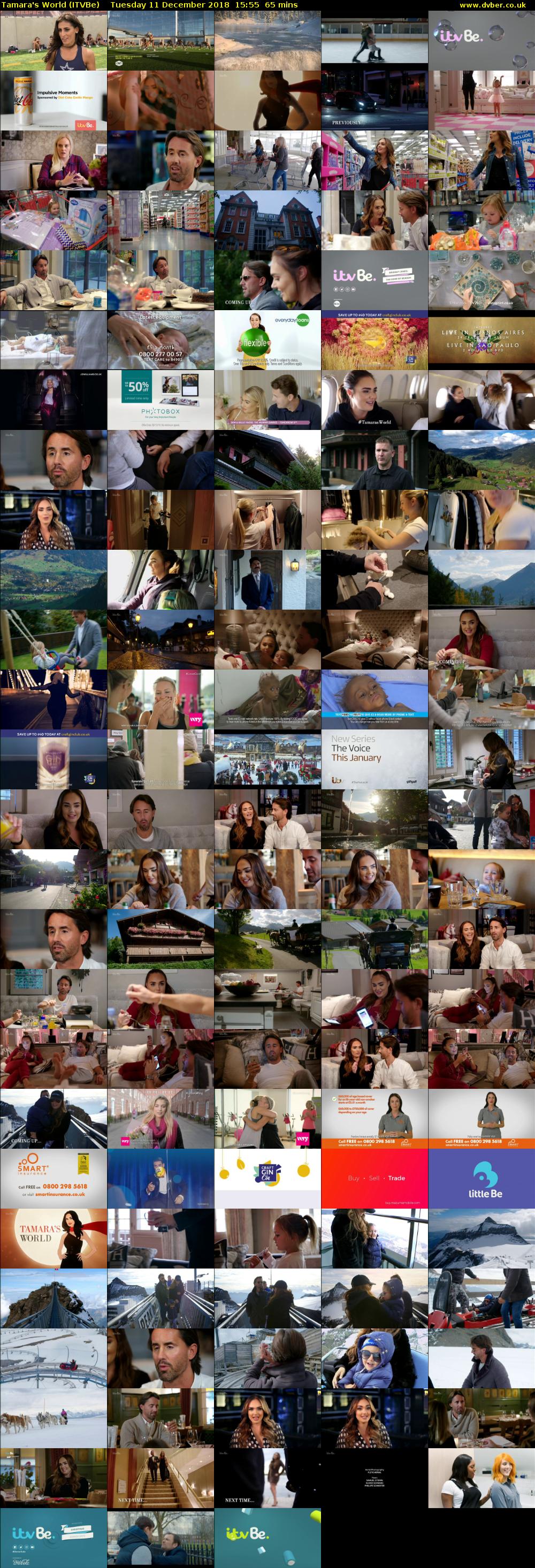 Tamara's World (ITVBe) Tuesday 11 December 2018 15:55 - 17:00