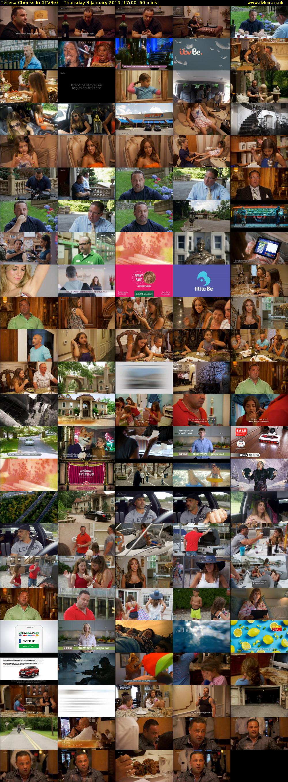 Teresa Checks In (ITVBe) Thursday 3 January 2019 17:00 - 18:00