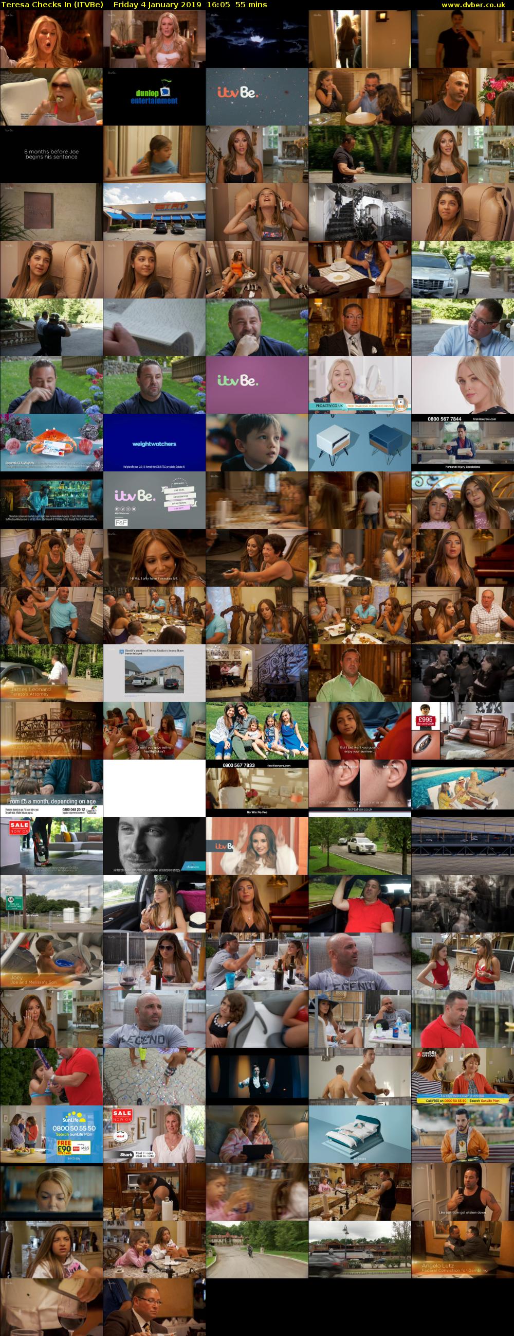 Teresa Checks In (ITVBe) Friday 4 January 2019 16:05 - 17:00