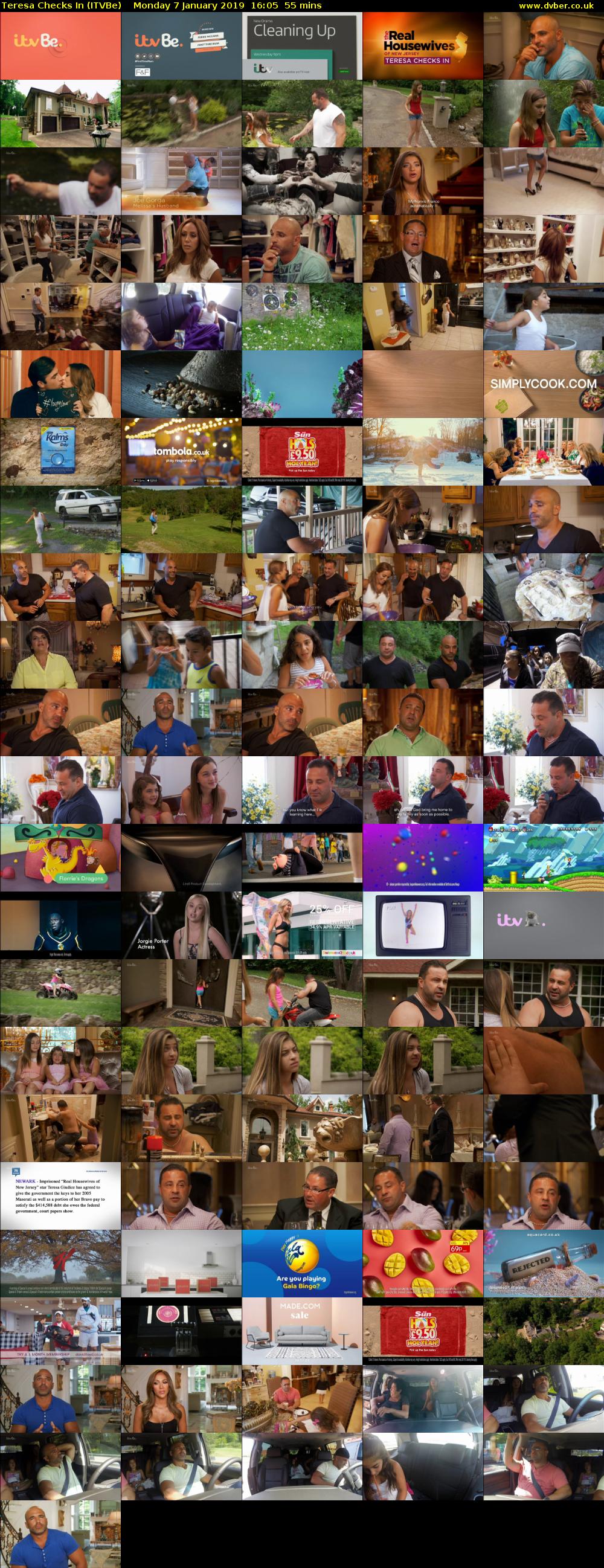 Teresa Checks In (ITVBe) Monday 7 January 2019 16:05 - 17:00