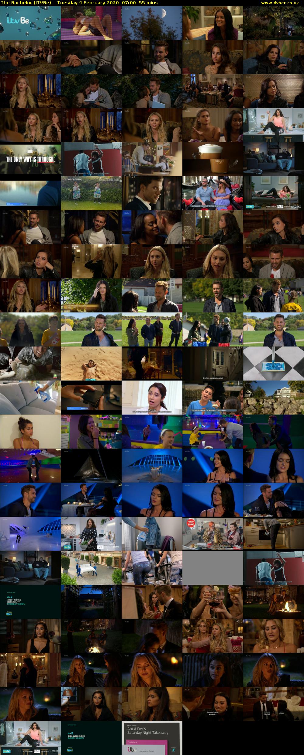 The Bachelor (ITVBe) Tuesday 4 February 2020 07:00 - 07:55
