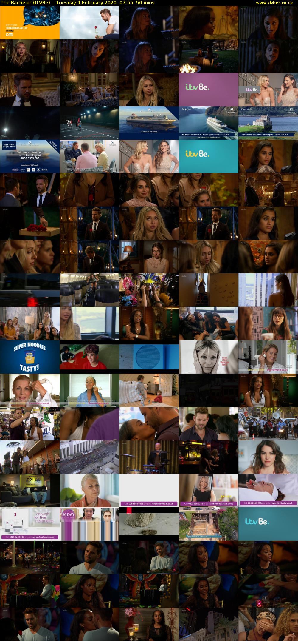 The Bachelor (ITVBe) Tuesday 4 February 2020 07:55 - 08:45