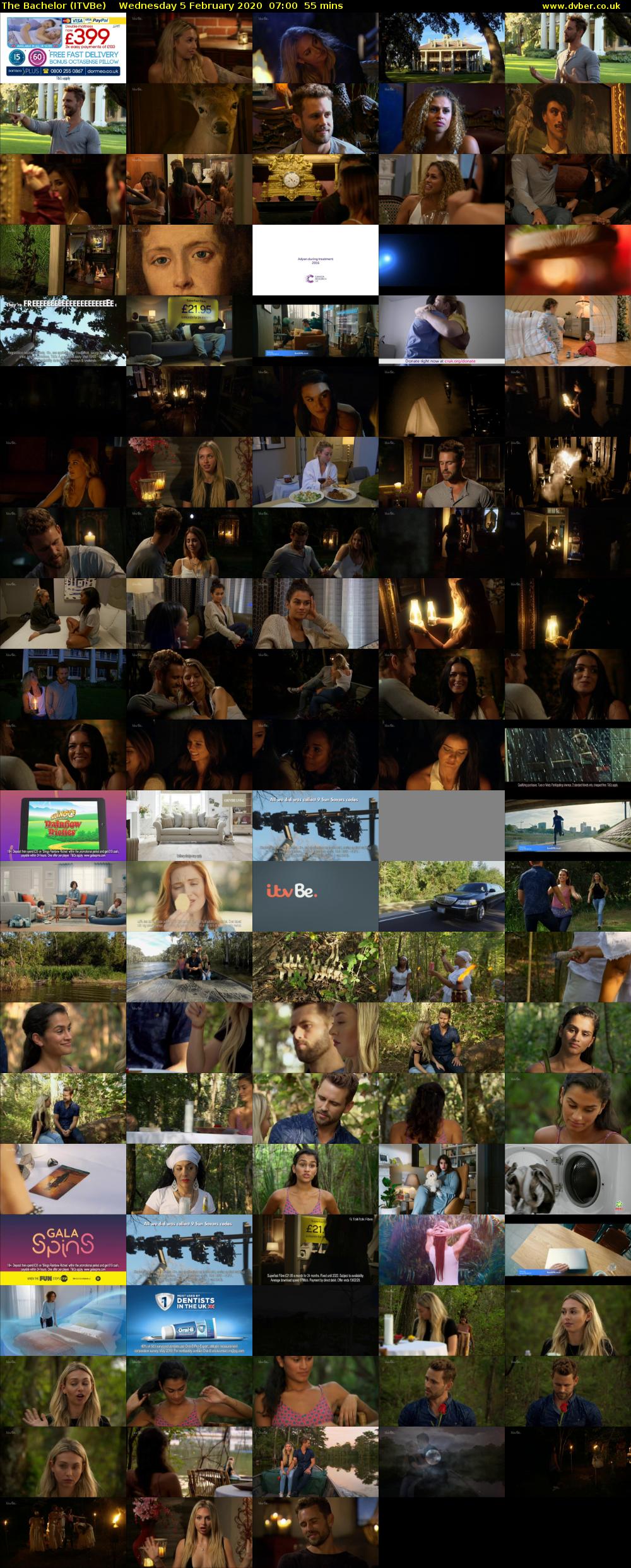 The Bachelor (ITVBe) Wednesday 5 February 2020 07:00 - 07:55