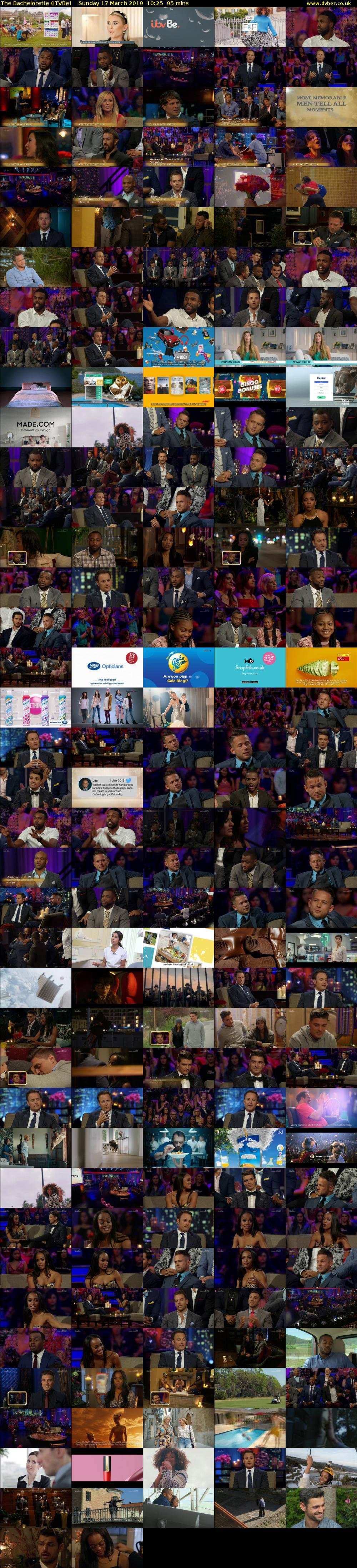 The Bachelorette (ITVBe) Sunday 17 March 2019 10:25 - 12:00
