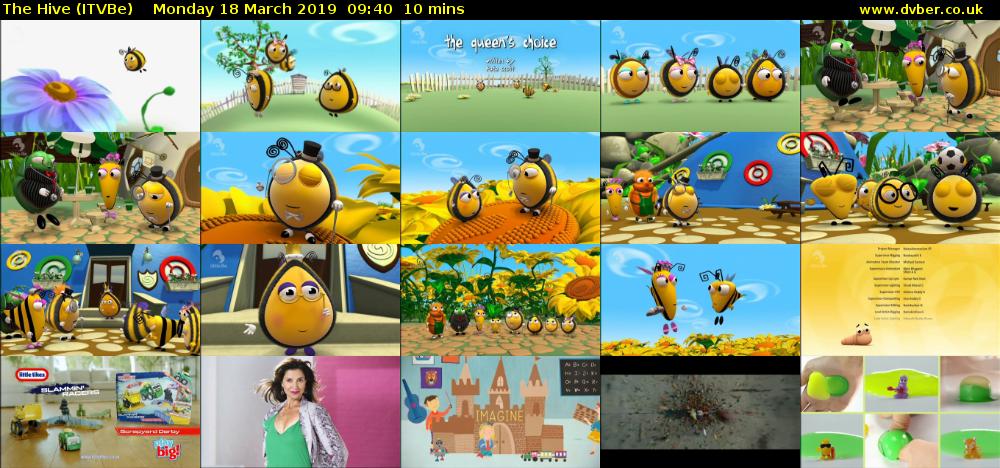 The Hive (ITVBe) Monday 18 March 2019 09:40 - 09:50
