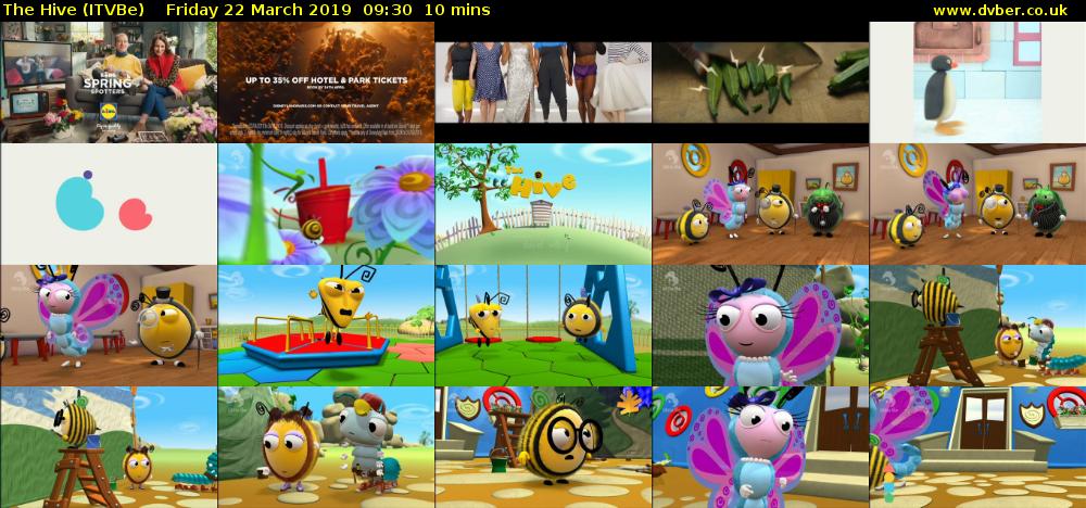 The Hive (ITVBe) Friday 22 March 2019 09:30 - 09:40