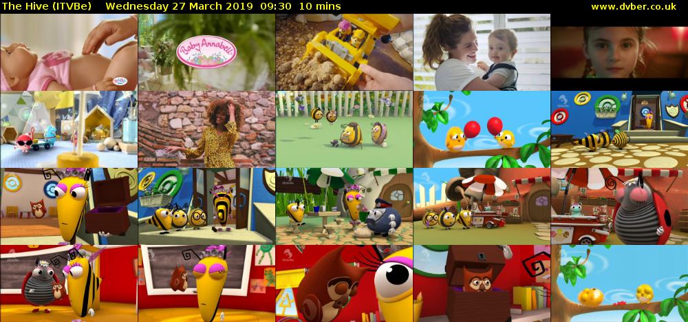 The Hive (ITVBe) Wednesday 27 March 2019 09:30 - 09:40