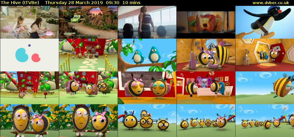 The Hive (ITVBe) Thursday 28 March 2019 09:30 - 09:40