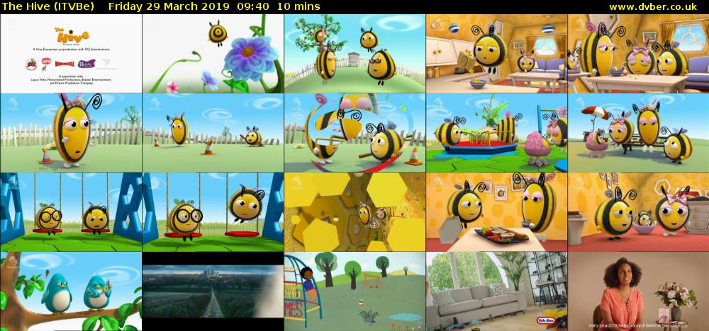 The Hive (ITVBe) Friday 29 March 2019 09:40 - 09:50