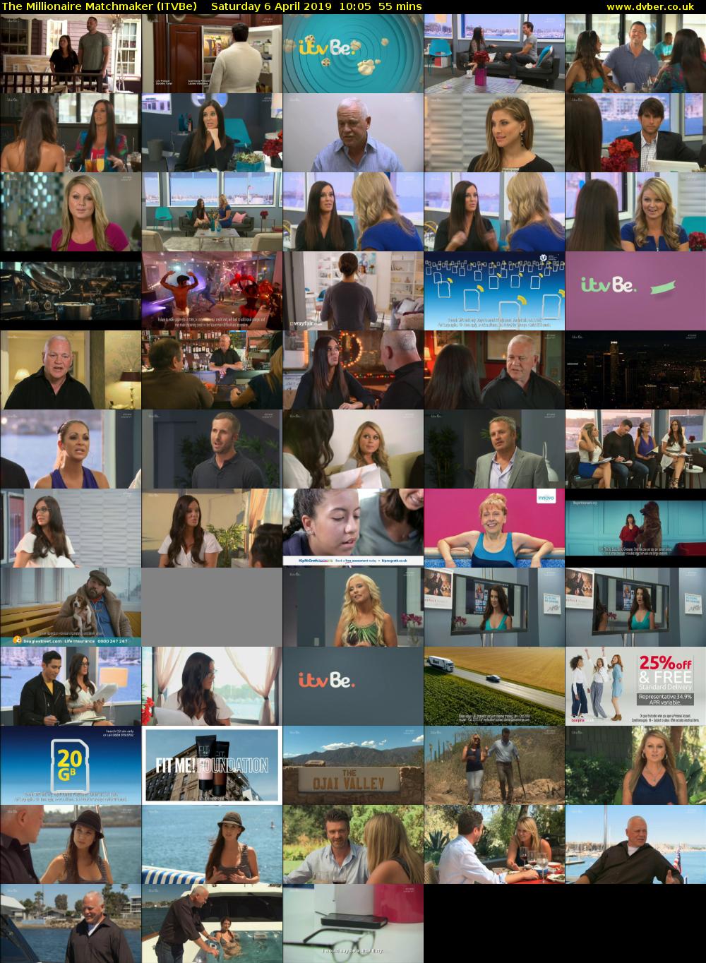 The Millionaire Matchmaker (ITVBe) Saturday 6 April 2019 10:05 - 11:00