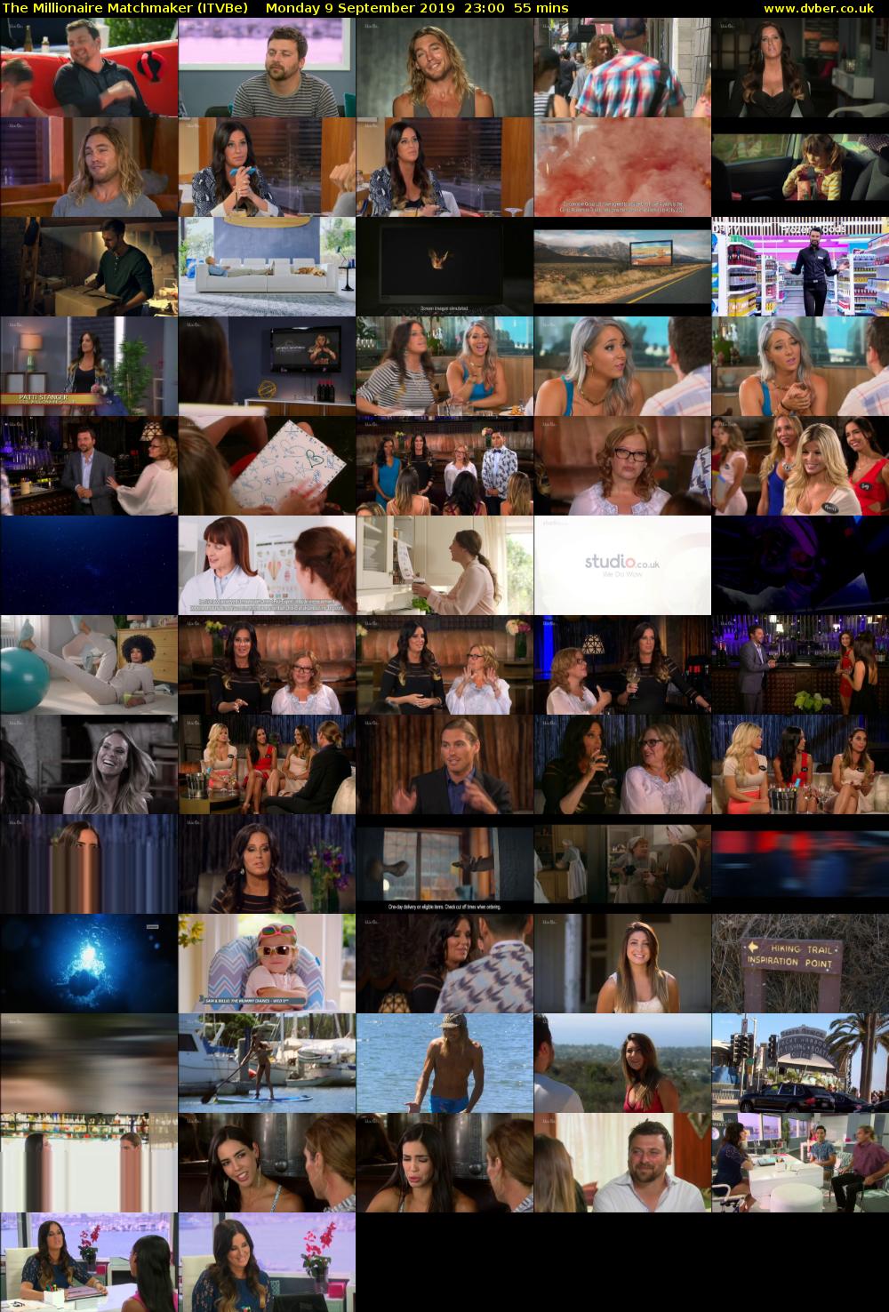 The Millionaire Matchmaker (ITVBe) Monday 9 September 2019 23:00 - 23:55