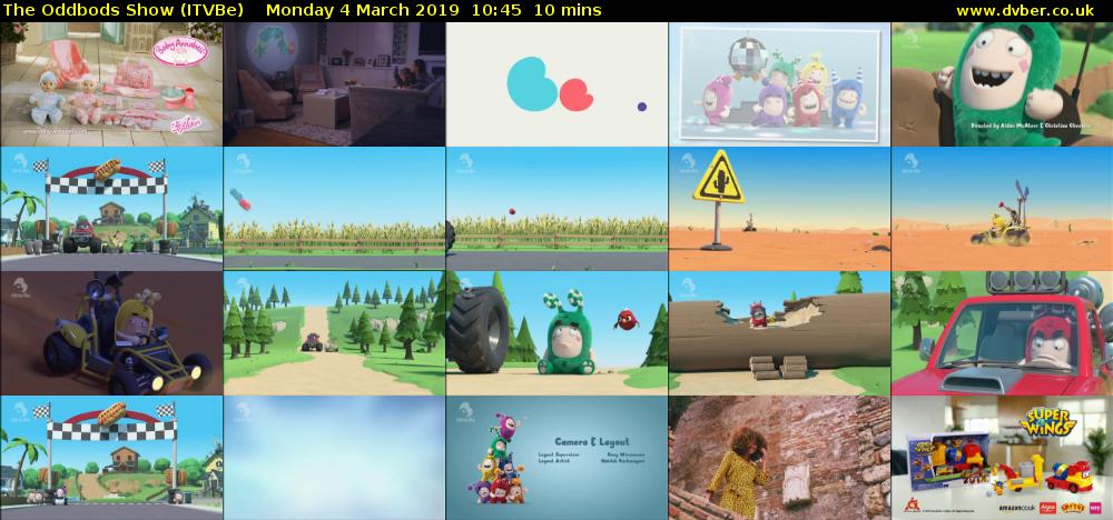 The Oddbods Show (ITVBe) Monday 4 March 2019 10:45 - 10:55