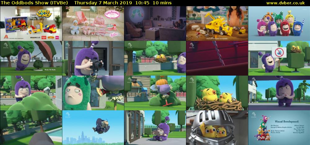 The Oddbods Show (ITVBe) Thursday 7 March 2019 10:45 - 10:55