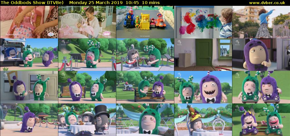 The Oddbods Show (ITVBe) Monday 25 March 2019 10:45 - 10:55