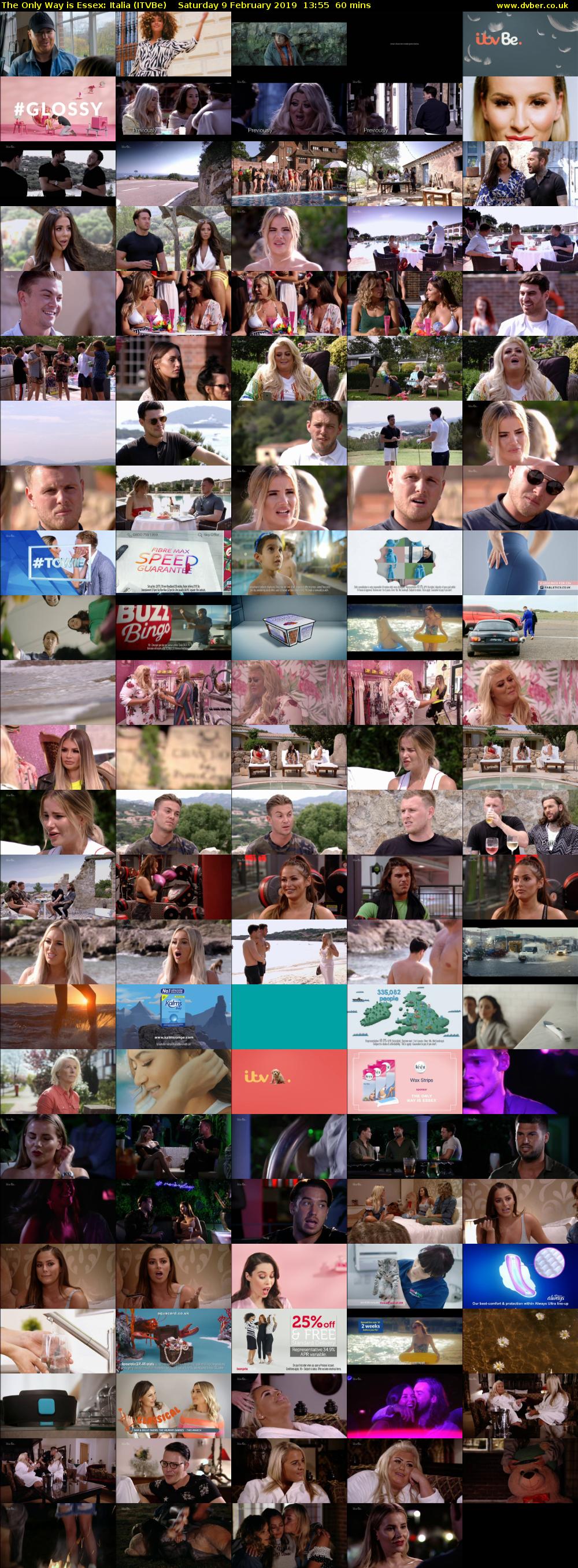 The Only Way is Essex: Italia (ITVBe) Saturday 9 February 2019 13:55 - 14:55