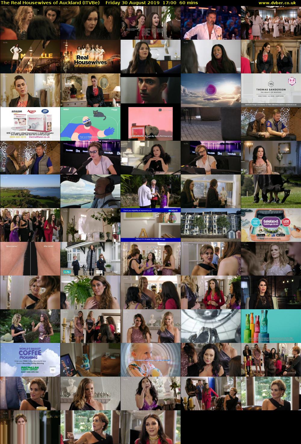 The Real Housewives of Auckland (ITVBe) Friday 30 August 2019 17:00 - 18:00