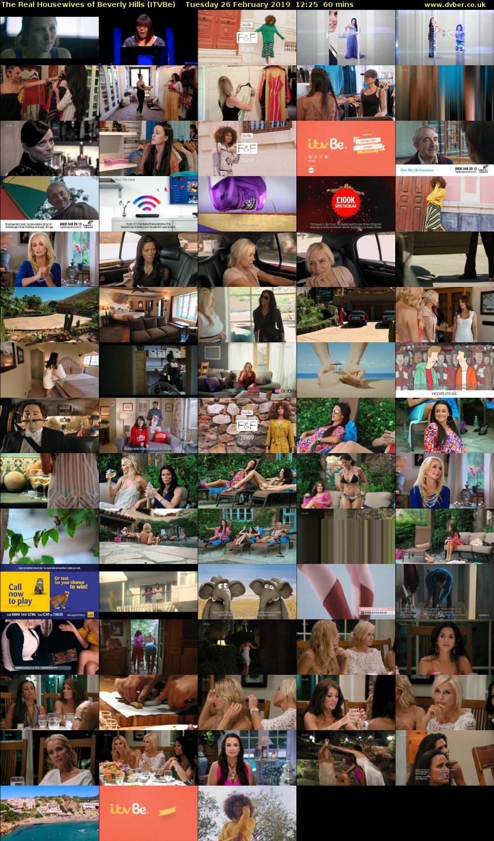 The Real Housewives of Beverly Hills (ITVBe) Tuesday 26 February 2019 12:25 - 13:25