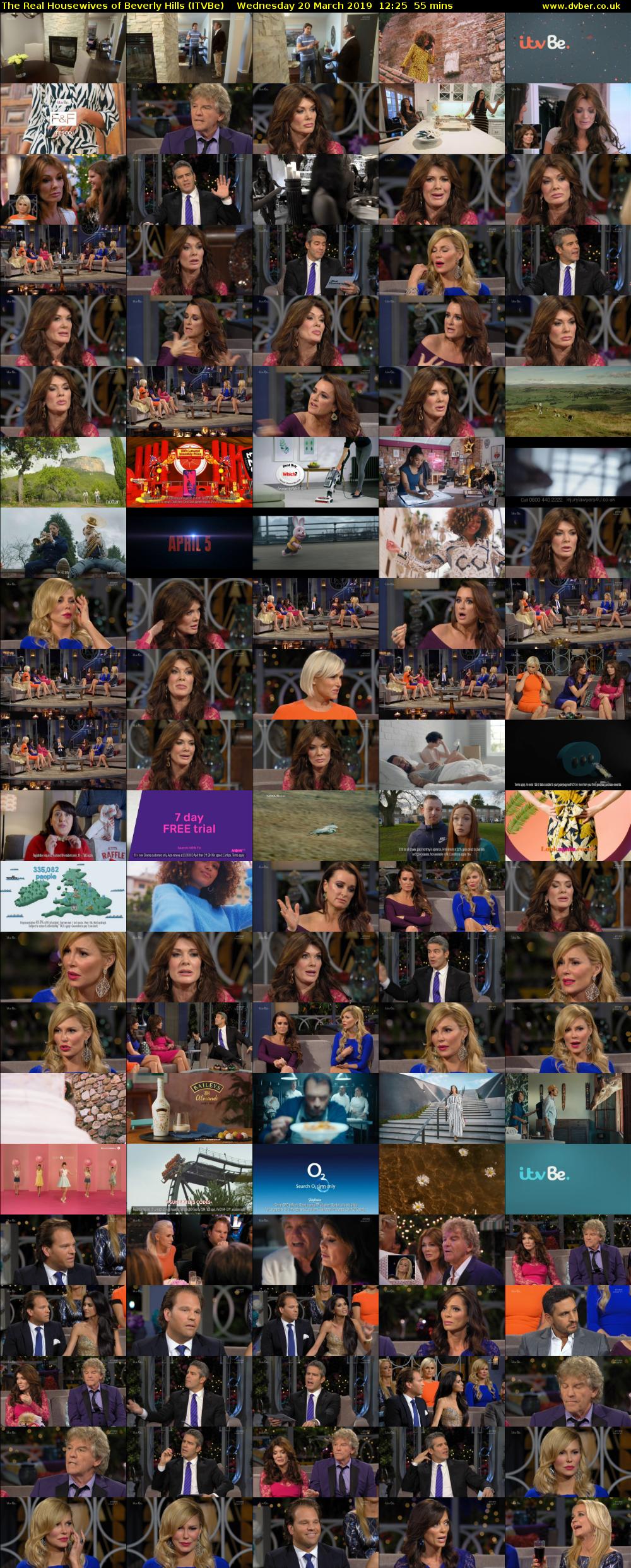 The Real Housewives of Beverly Hills (ITVBe) Wednesday 20 March 2019 12:25 - 13:20