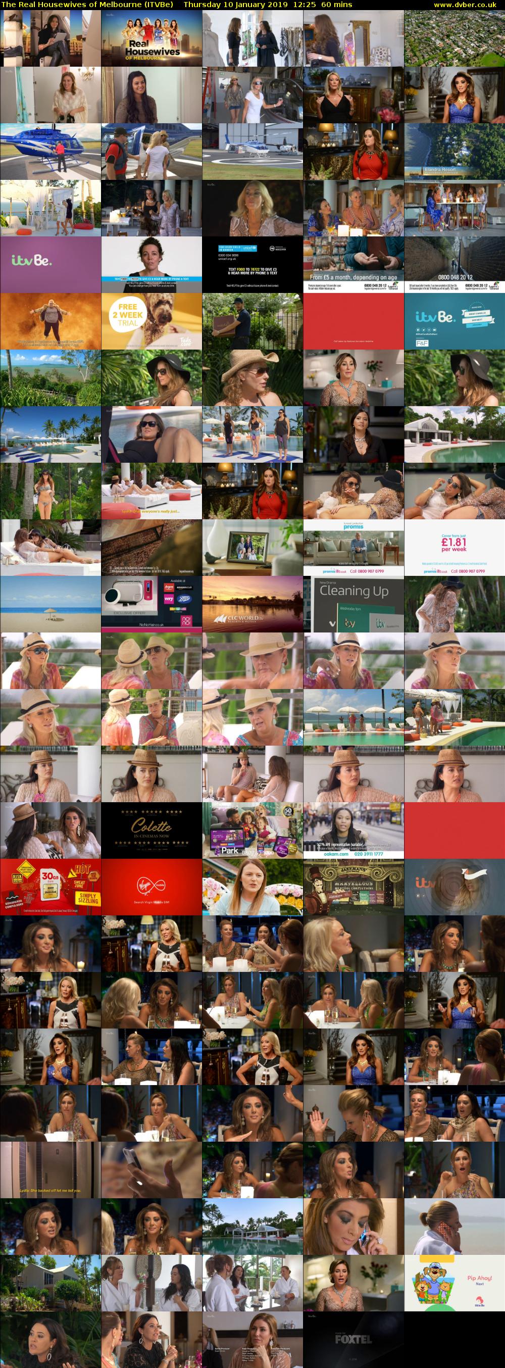 The Real Housewives of Melbourne (ITVBe) Thursday 10 January 2019 12:25 - 13:25