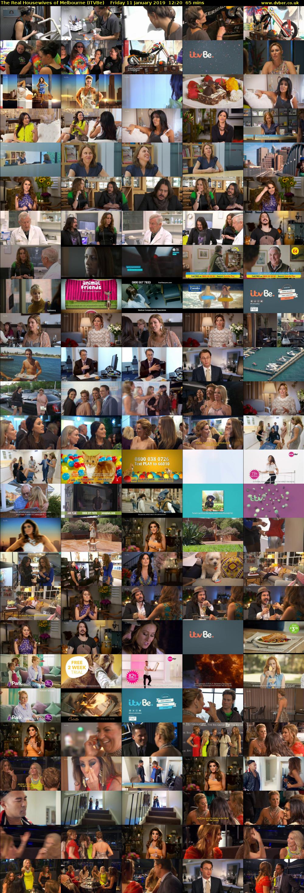 The Real Housewives of Melbourne (ITVBe) Friday 11 January 2019 12:20 - 13:25