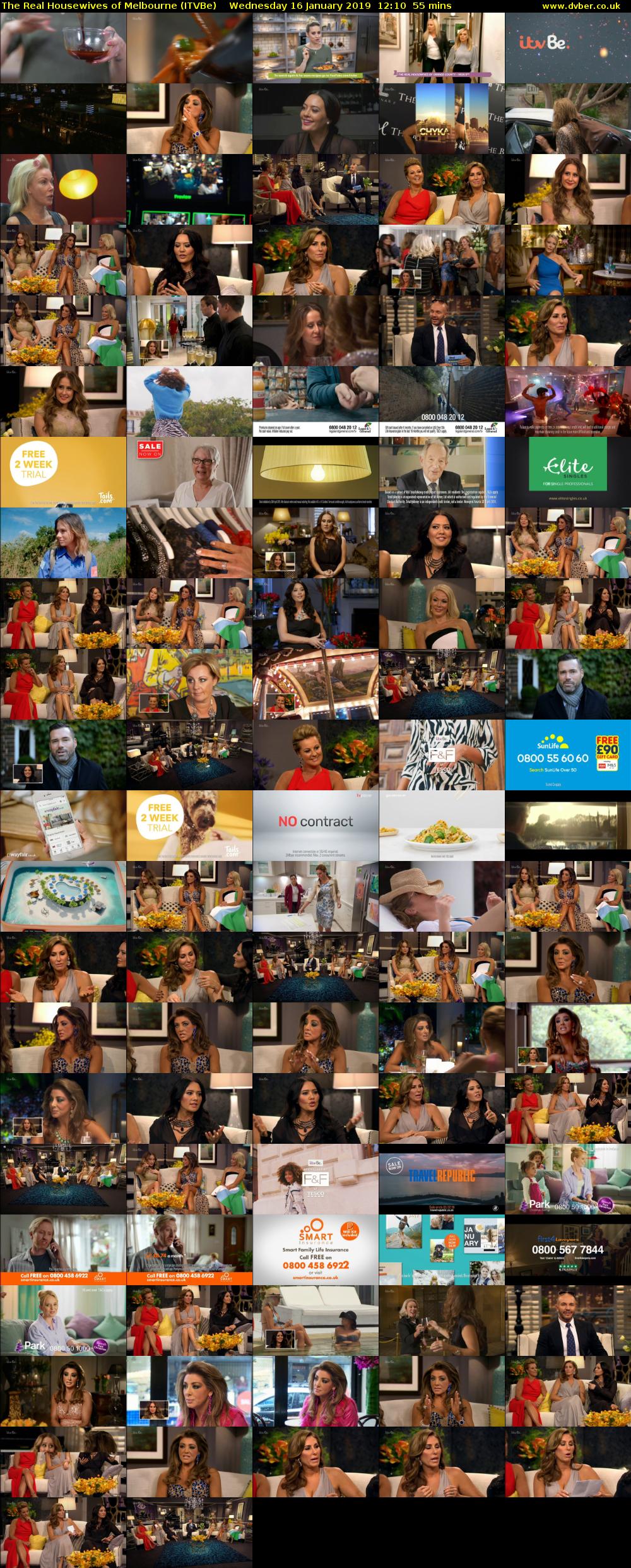 The Real Housewives of Melbourne (ITVBe) Wednesday 16 January 2019 12:10 - 13:05