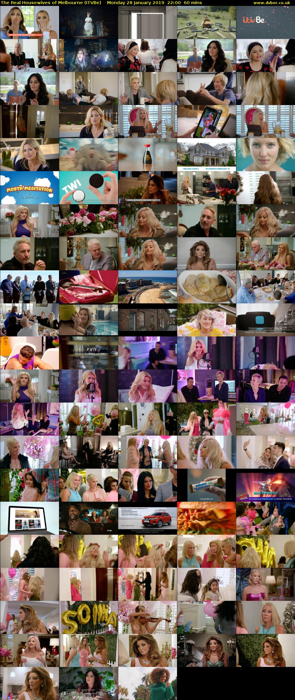 The Real Housewives of Melbourne (ITVBe) Monday 28 January 2019 22:00 - 23:00