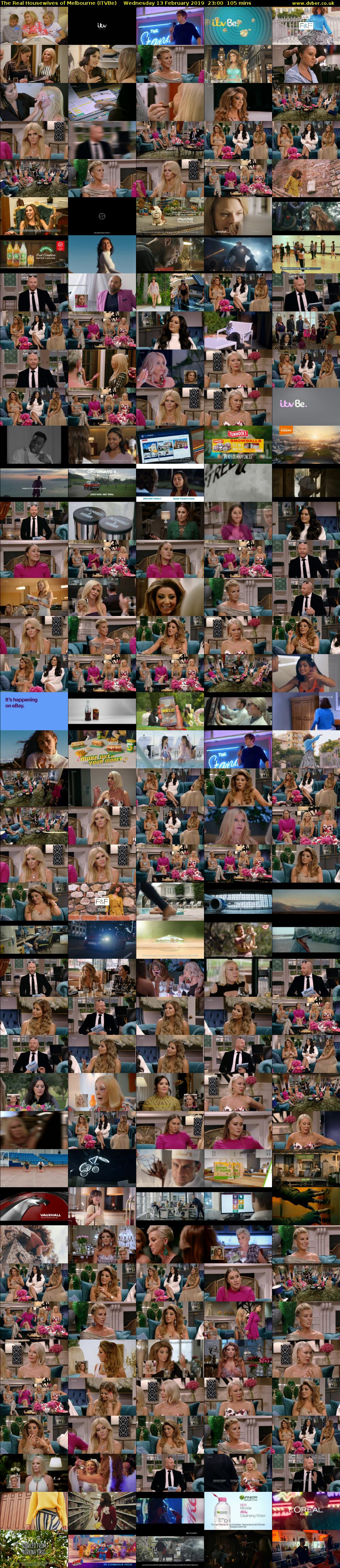 The Real Housewives of Melbourne (ITVBe) Wednesday 13 February 2019 23:00 - 00:45