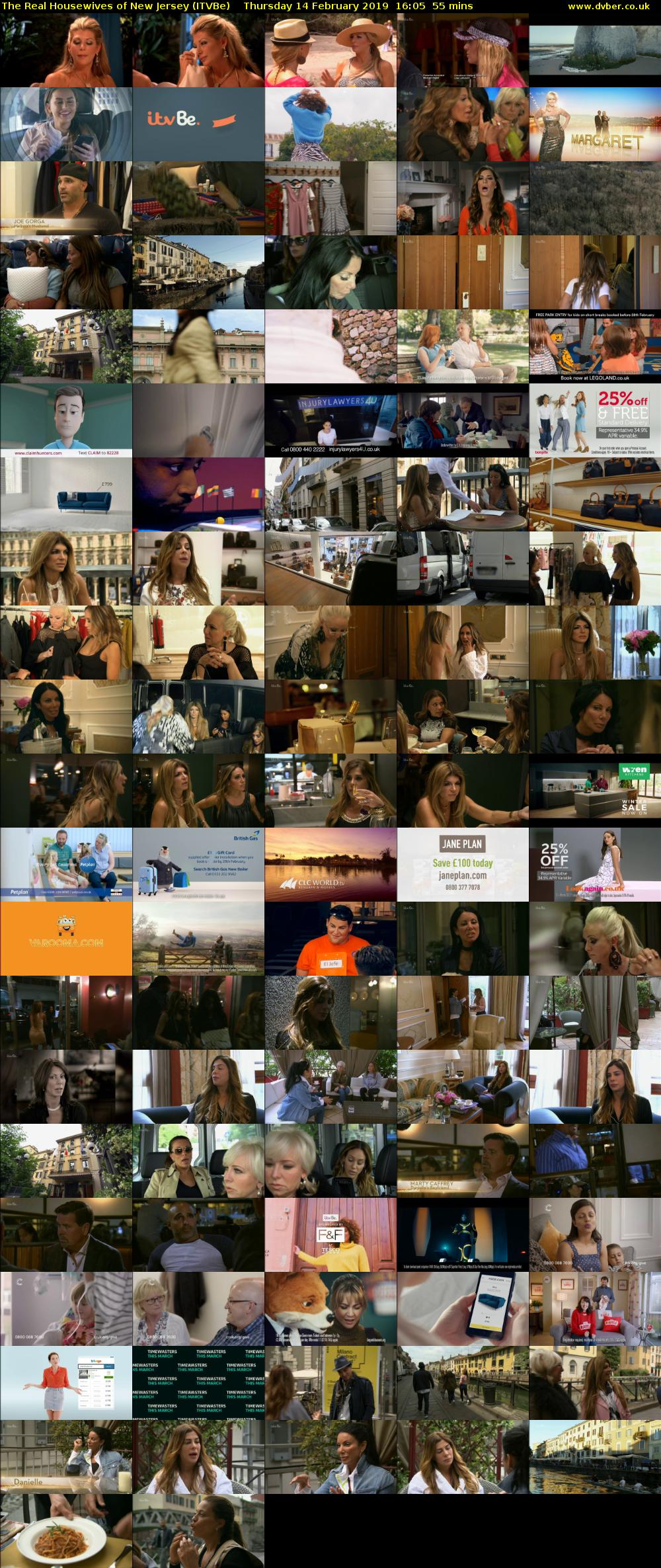 The Real Housewives of New Jersey (ITVBe) Thursday 14 February 2019 16:05 - 17:00