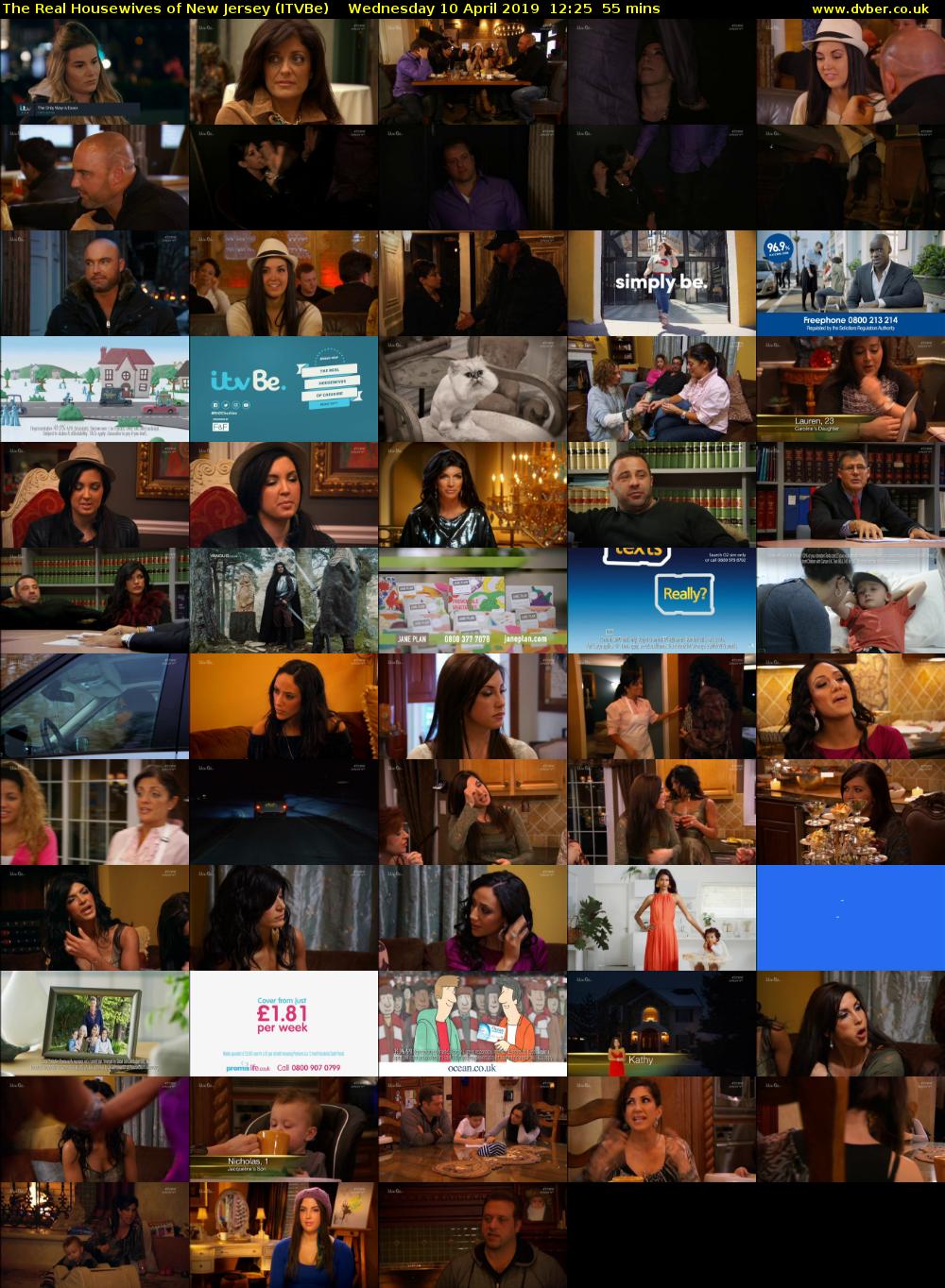 The Real Housewives of New Jersey (ITVBe) Wednesday 10 April 2019 12:25 - 13:20