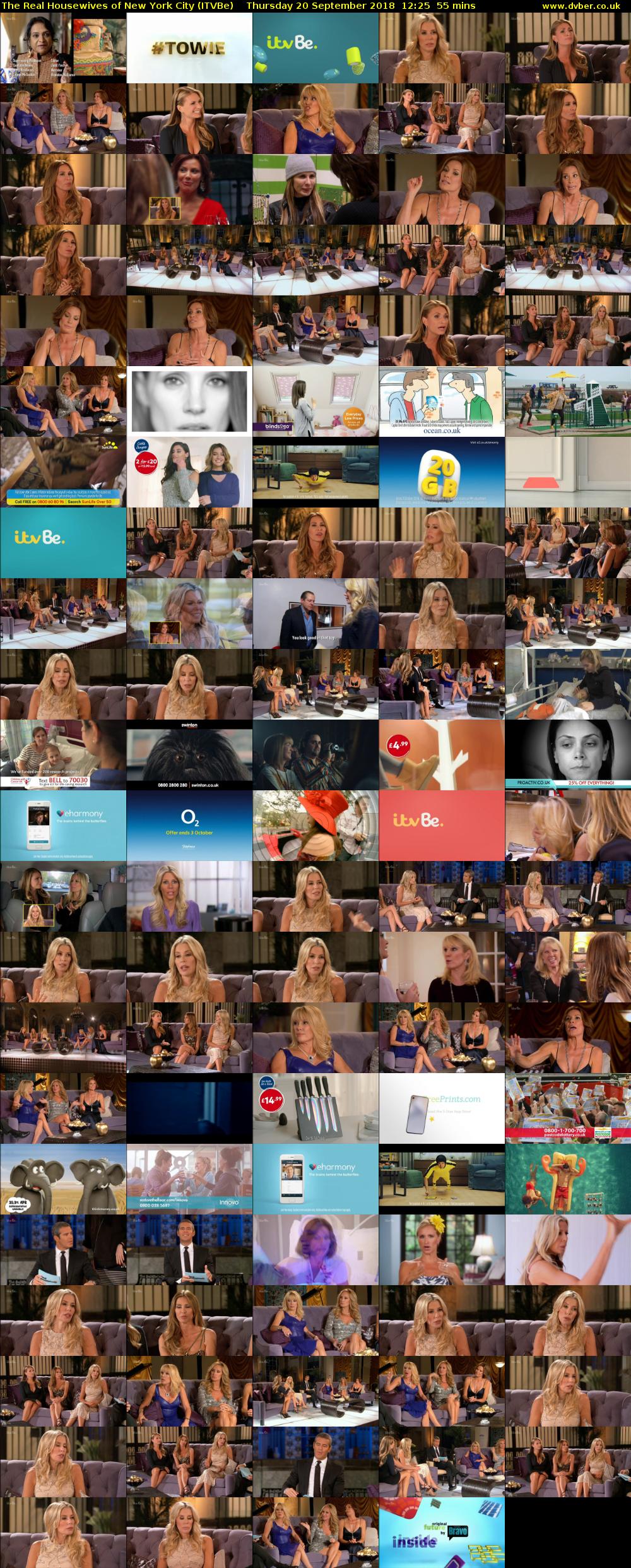 The Real Housewives of New York City (ITVBe) Thursday 20 September 2018 12:25 - 13:20