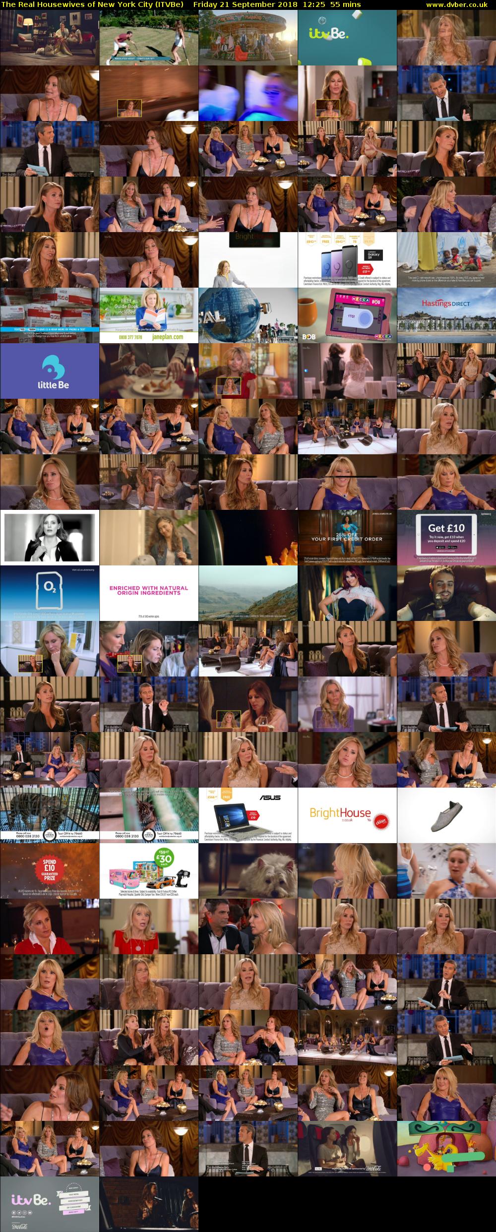The Real Housewives of New York City (ITVBe) Friday 21 September 2018 12:25 - 13:20