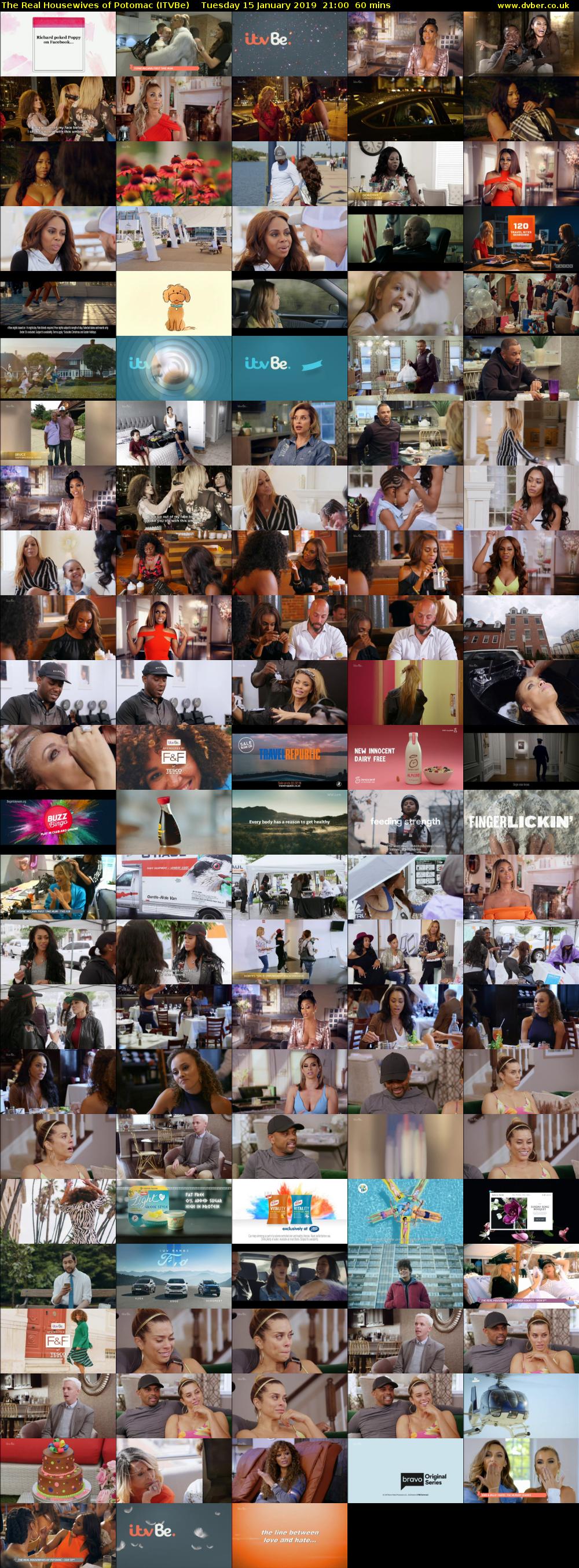 The Real Housewives of Potomac (ITVBe) Tuesday 15 January 2019 21:00 - 22:00