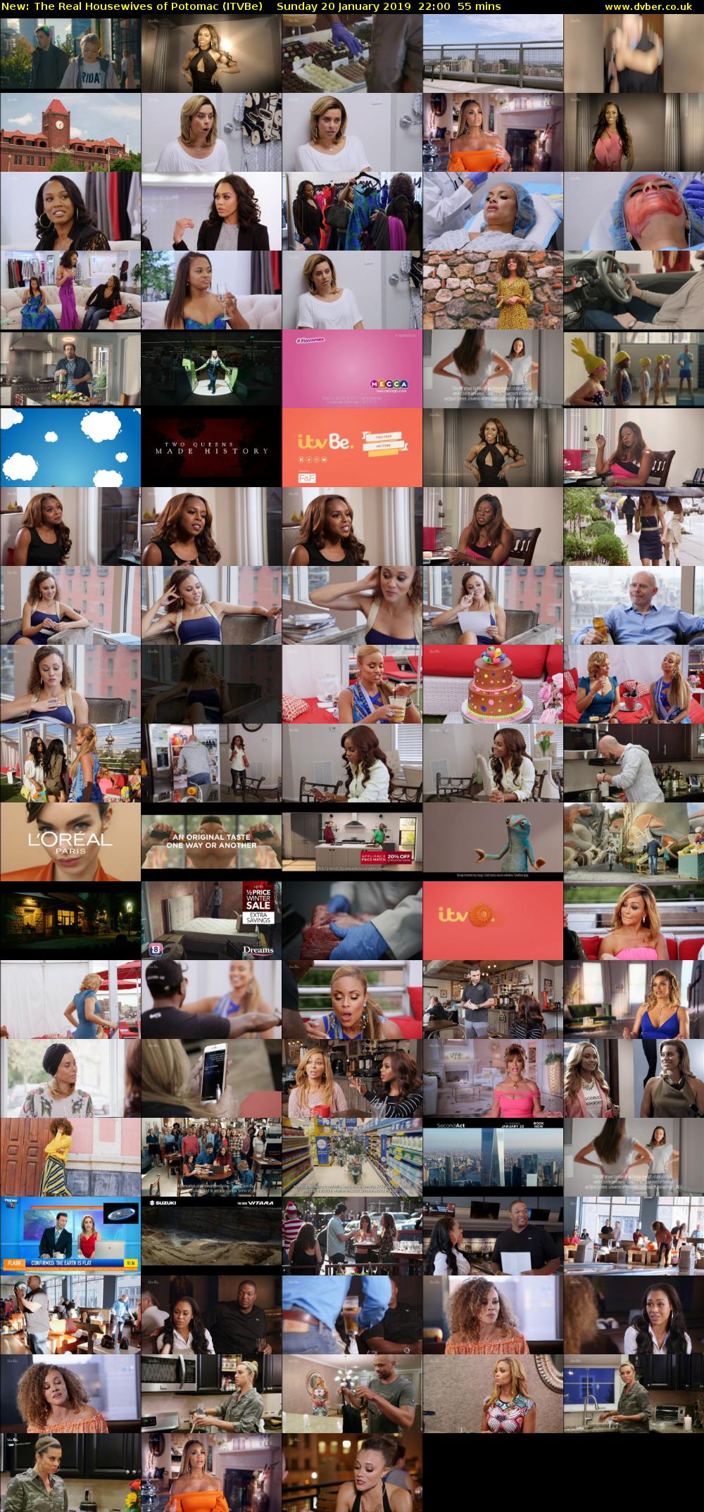 The Real Housewives of Potomac (ITVBe) Sunday 20 January 2019 22:00 - 22:55