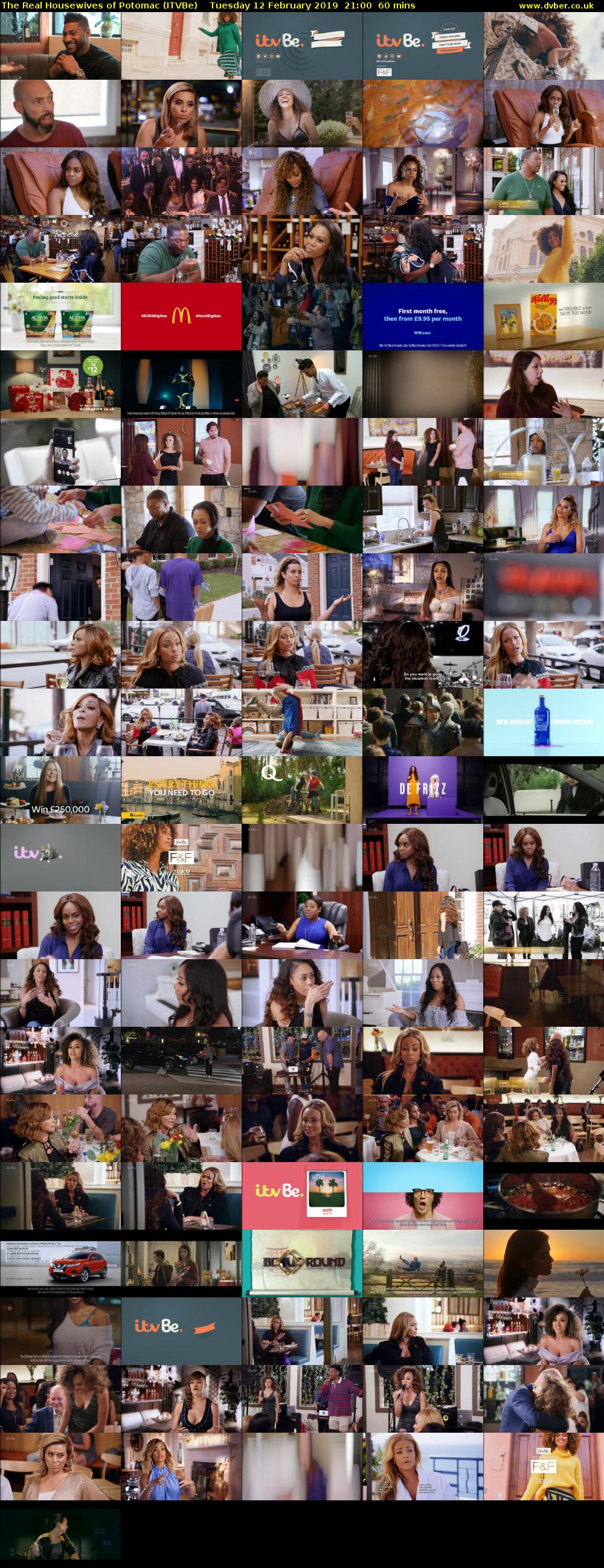 The Real Housewives of Potomac (ITVBe) Tuesday 12 February 2019 21:00 - 22:00