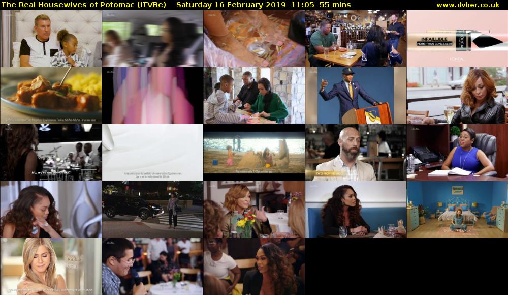 The Real Housewives of Potomac (ITVBe) Saturday 16 February 2019 11:05 - 12:00