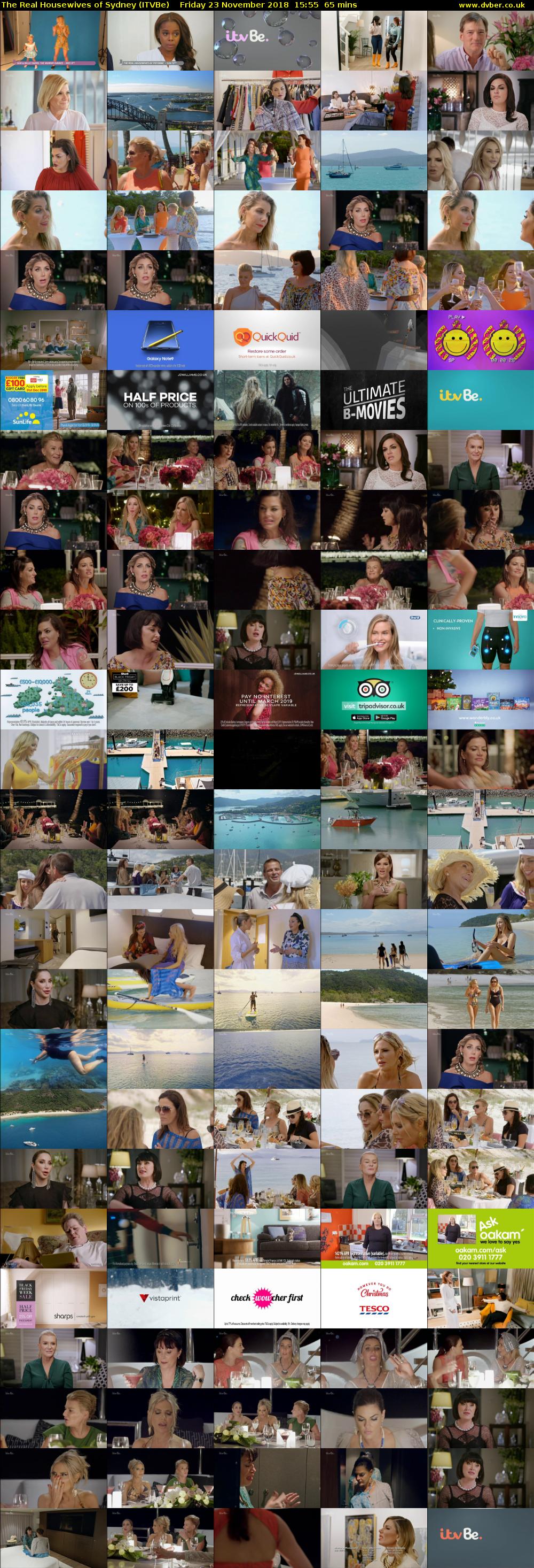 The Real Housewives of Sydney (ITVBe) Friday 23 November 2018 15:55 - 17:00