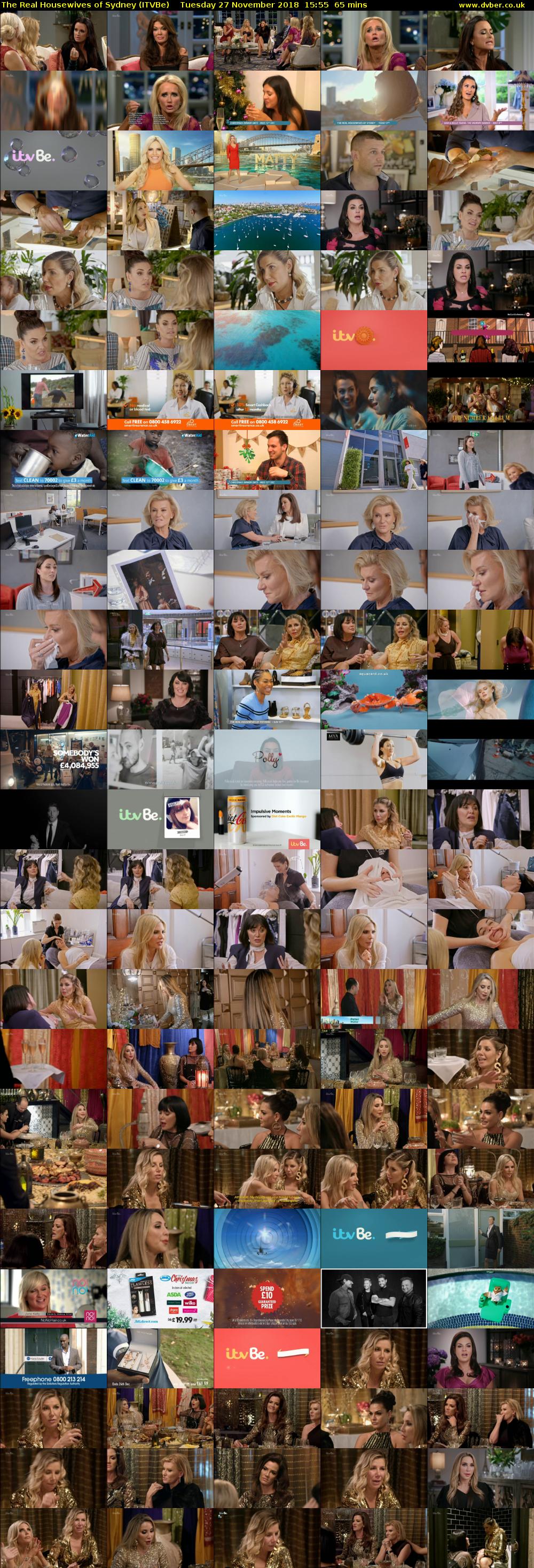 The Real Housewives of Sydney (ITVBe) Tuesday 27 November 2018 15:55 - 17:00
