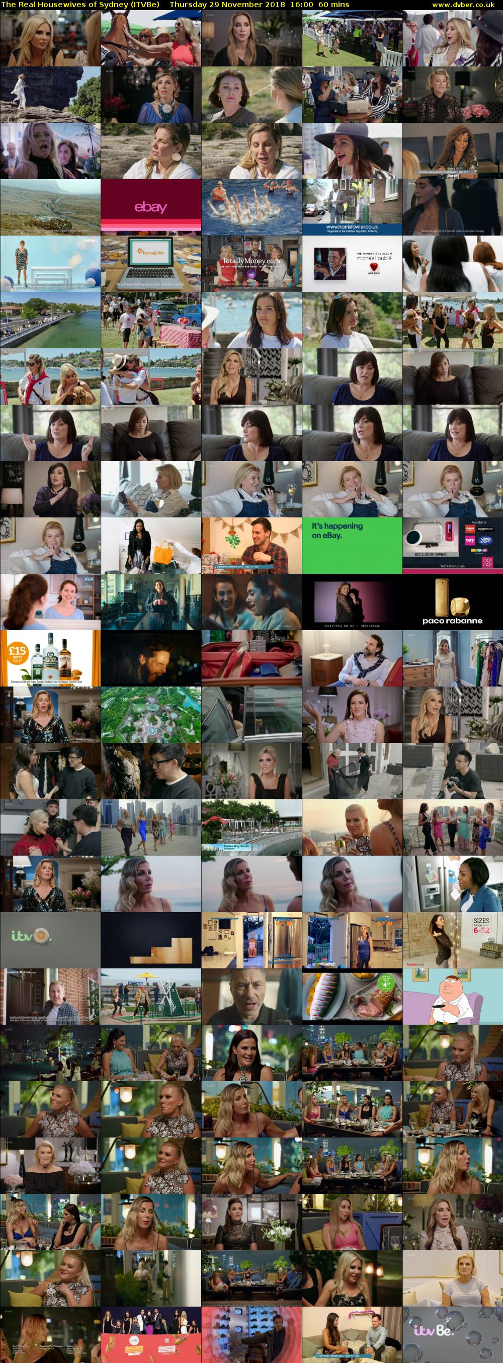 The Real Housewives of Sydney (ITVBe) Thursday 29 November 2018 16:00 - 17:00