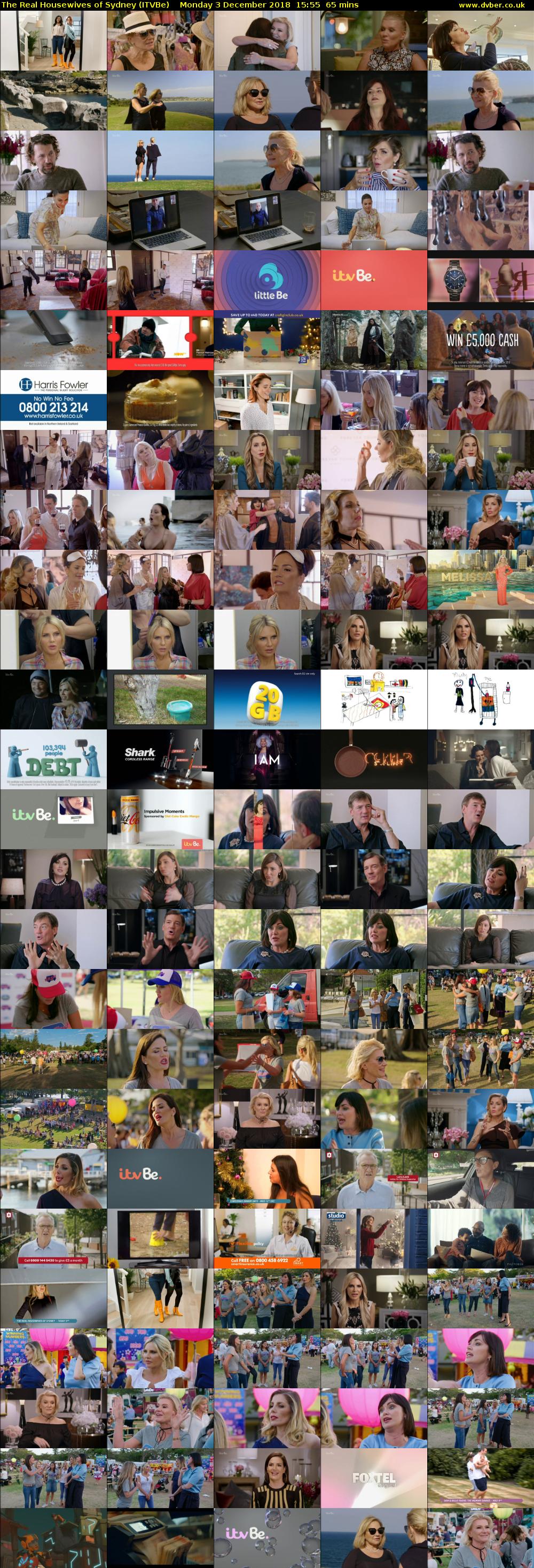 The Real Housewives of Sydney (ITVBe) Monday 3 December 2018 15:55 - 17:00