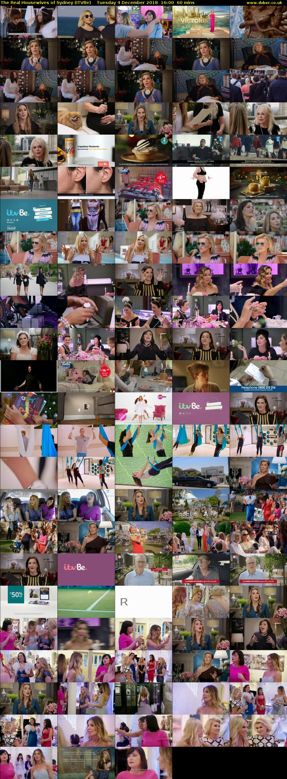 The Real Housewives of Sydney (ITVBe) Tuesday 4 December 2018 16:00 - 17:00