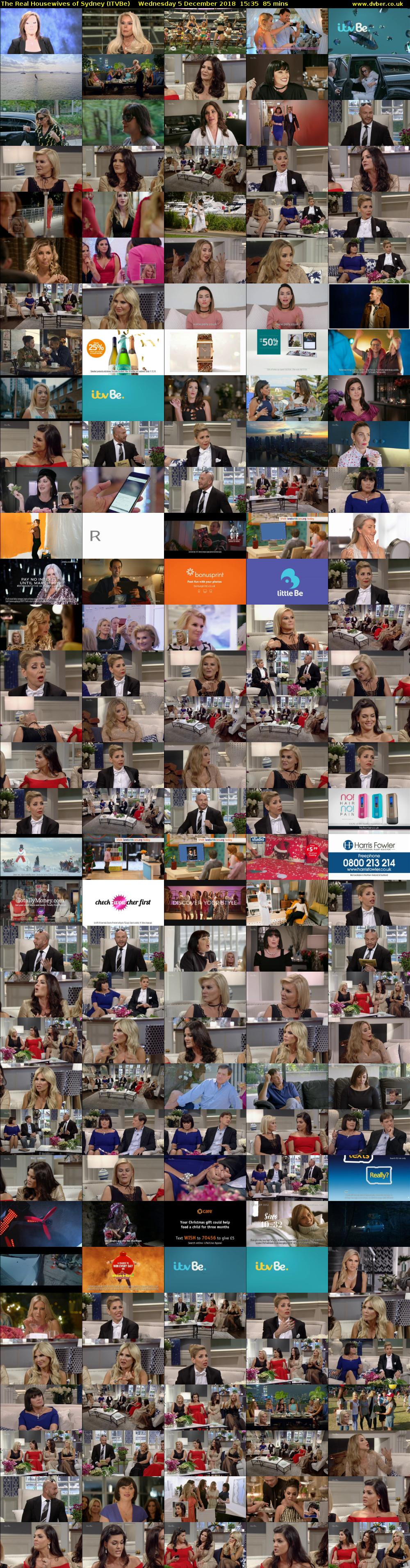 The Real Housewives of Sydney (ITVBe) Wednesday 5 December 2018 15:35 - 17:00
